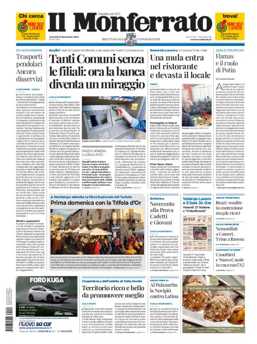 Il Monferrato - Edizione 84 del 10/11/2023